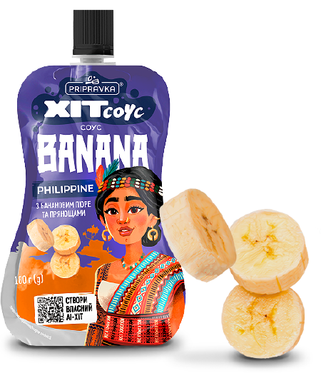 Cоус BАNANA. Philippine. З банановим пюре та прянощами 180 г